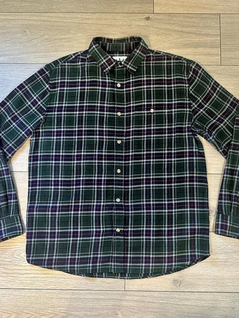 Cozy Cabin Flannels By Kiel James Patrick Men’s Size L Button Up Shirt Plaid